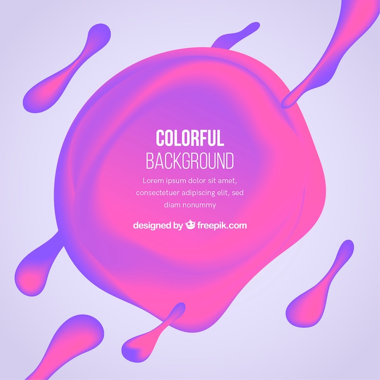 Free Vector abstract background with colorful rounded shapes