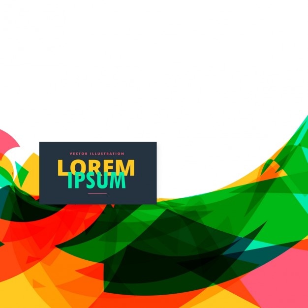 abstract background with colorful shapes