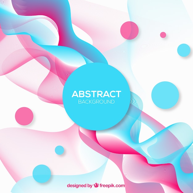 Abstract background with colorful shapes