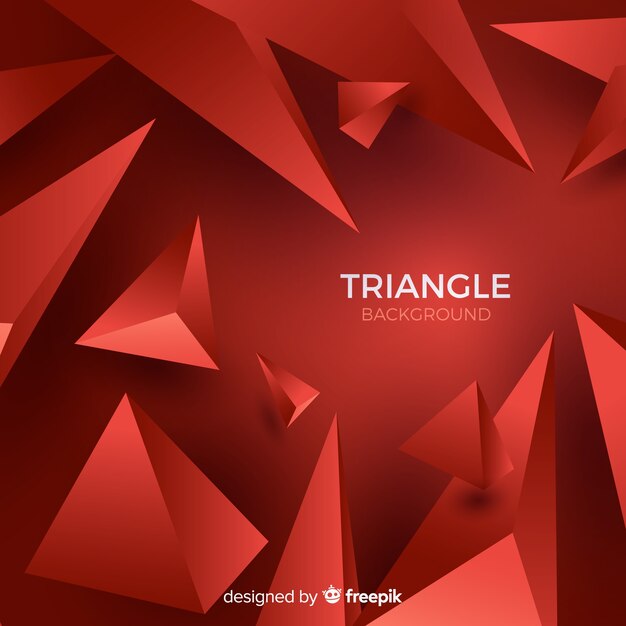 Abstract background with colorful triangles