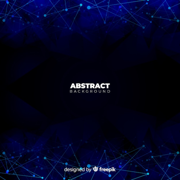 Free vector abstract background with connecting dots