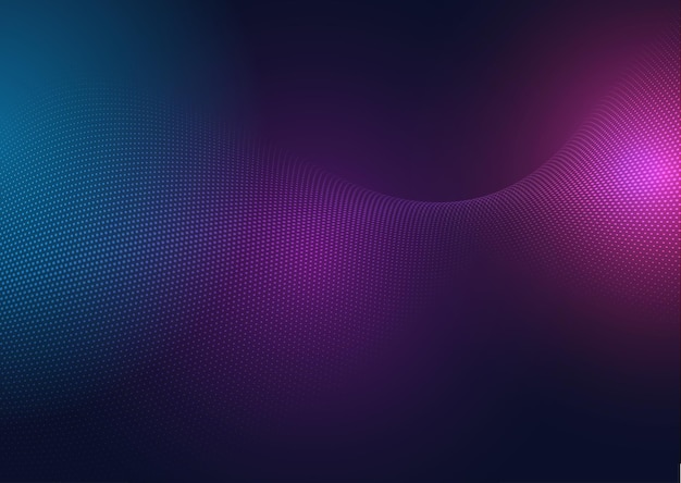 Free vector abstract background with cyber particles