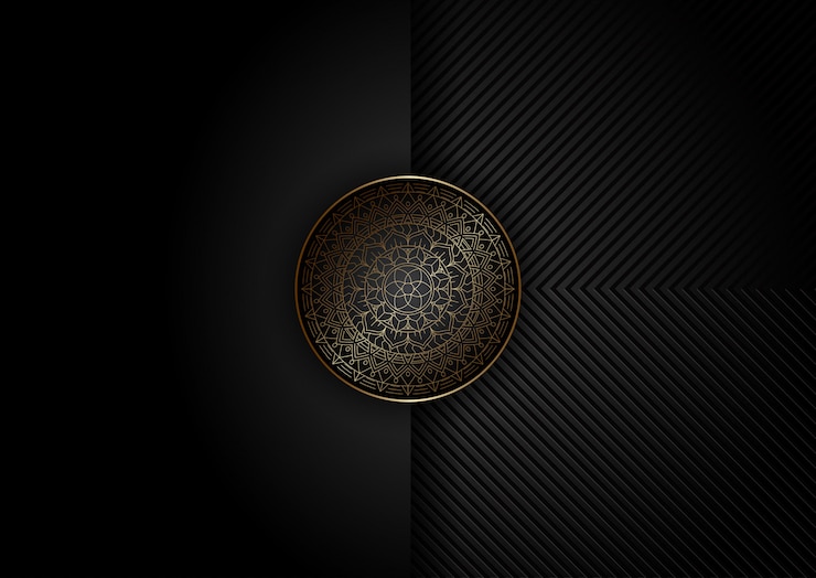 Free Vector abstract background with decorative mandala design