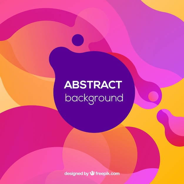 Abstract background with different shapes