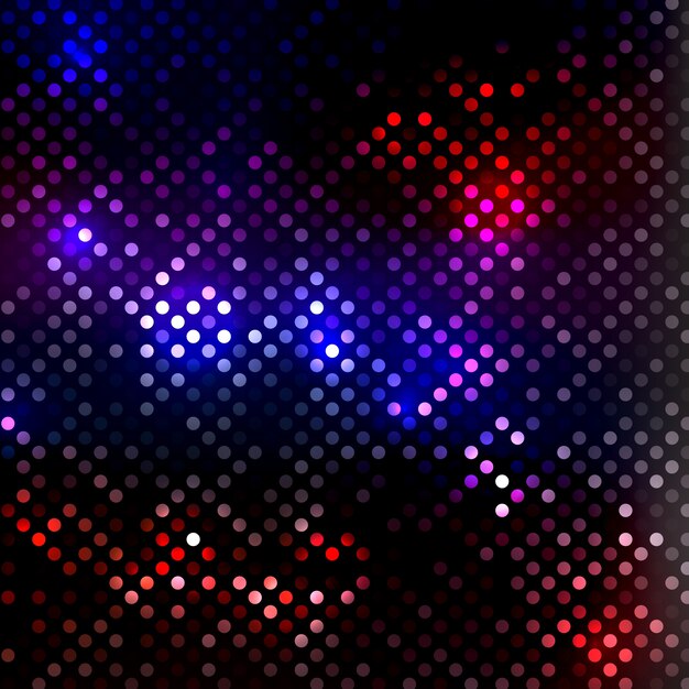 Abstract background with disco lights design