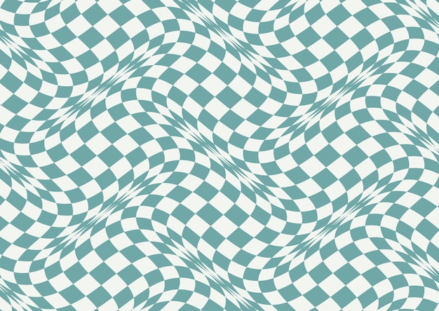 Free vector abstract background with distorted checker board design