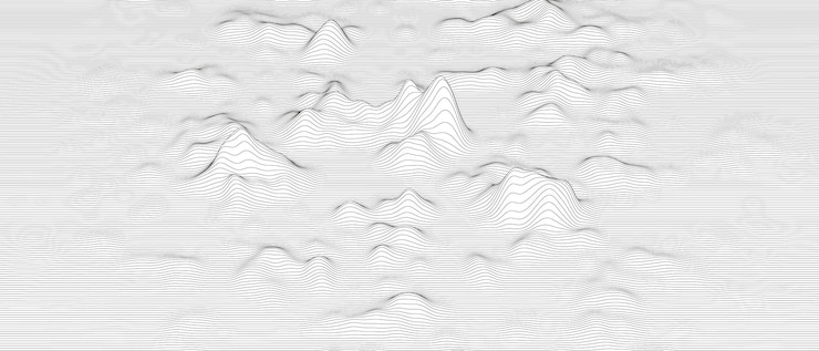 Free Vector abstract background with distorted line shapes on a white background