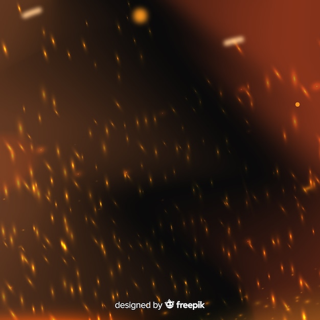 Abstract background with embers