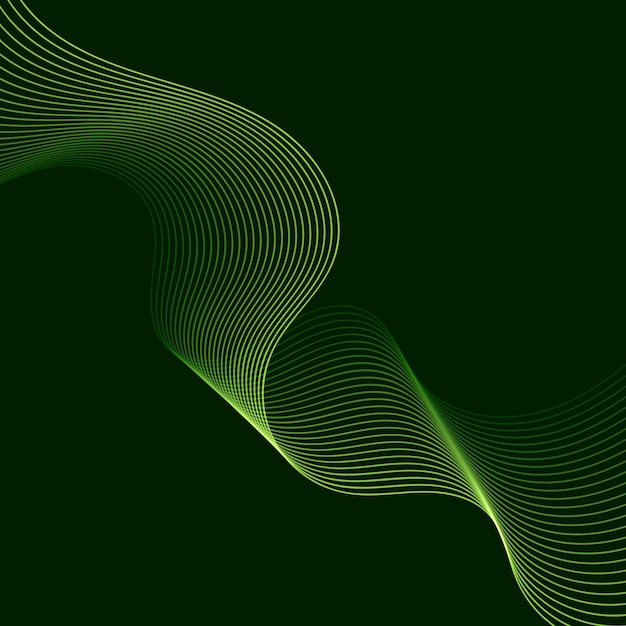 Бесплатное векторное изображение Абстрактный фон с проточными волнами