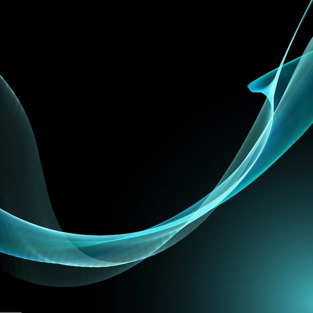 Abstract background with flowing waves