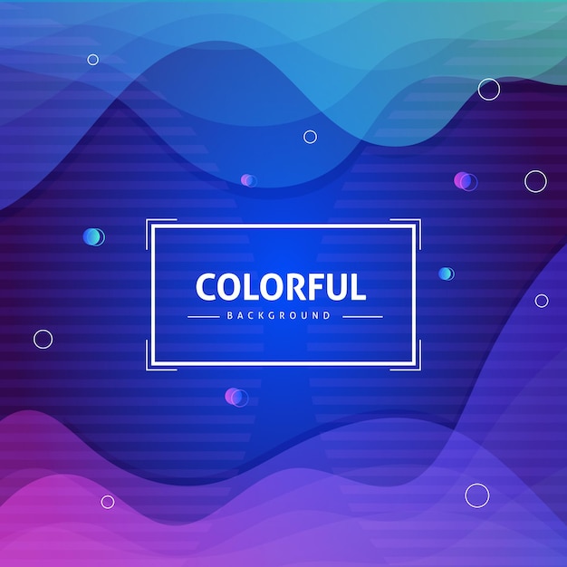 Abstract background with fluid shapes composition