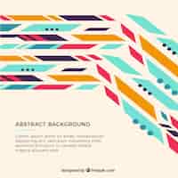 Free vector abstract background with geometric design