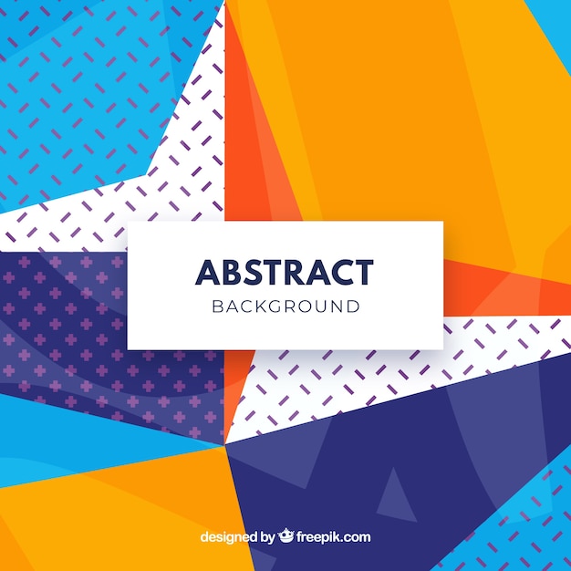 Abstract background with geometric design