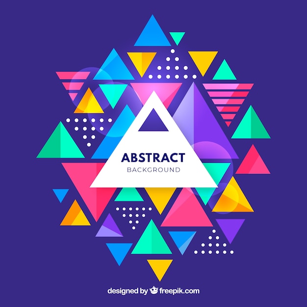 Abstract background with geometric design