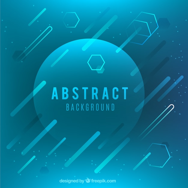 Free vector abstract background with geometric design