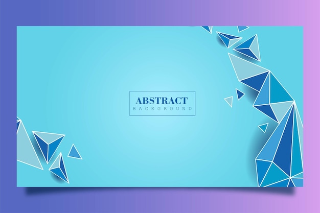 Free vector abstract background with geometric design