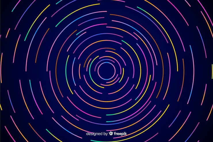 Free Vector abstract background with geometric neon shapes