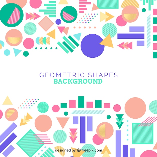 Abstract background with geometric shapes