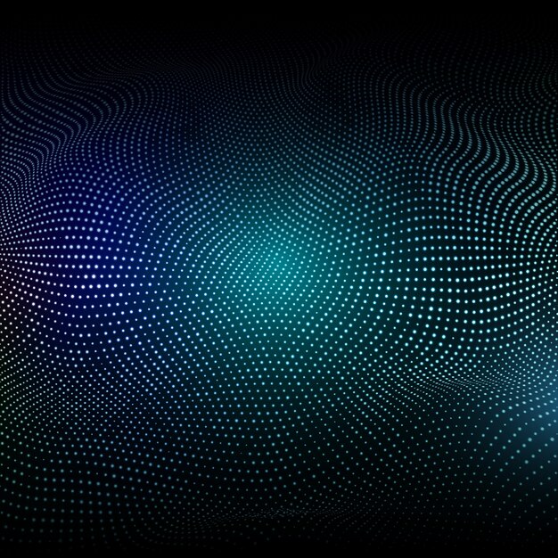 Abstract background with glowing dots design