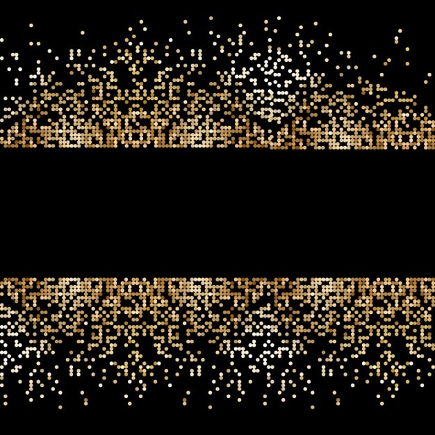 Free vector abstract background with golden details