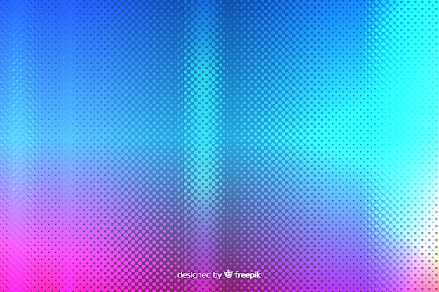Abstract background with gradient halftone effect