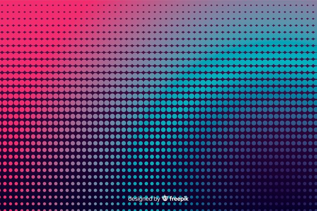 Abstract background with gradient halftone effect