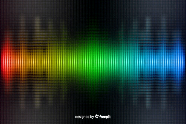 Abstract background with gradient halftone effect