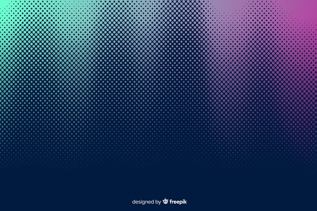 Abstract background with gradient halftone effect