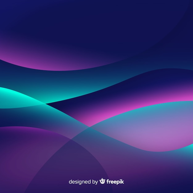 Free vector abstract background with gradient shapes