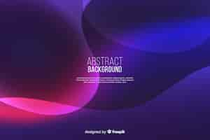 Free vector abstract background with gradient shapes