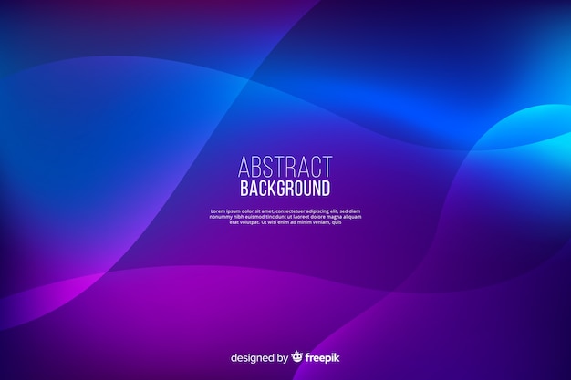 Abstract background with gradient shapes