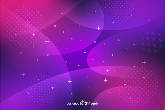 Abstract background with gradient shapes