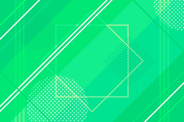 Free vector abstract background with green lines