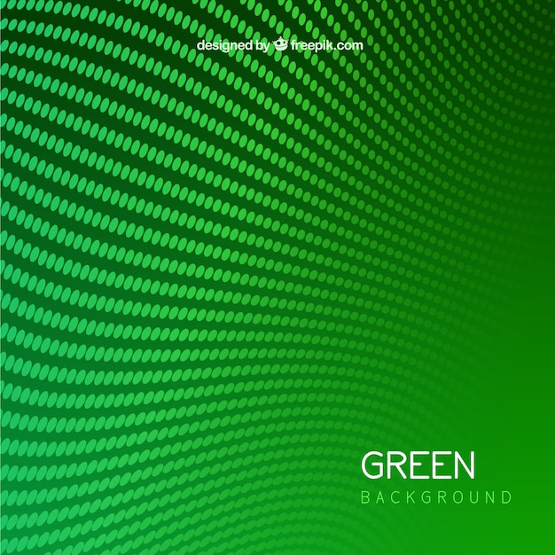Abstract background with green shapes
