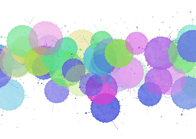 Free vector abstract background with a grunge watercolour splatter design