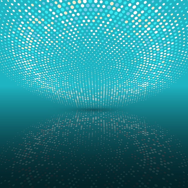 Free vector abstract background with halftone dots design