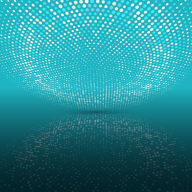 Abstract background with halftone dots design