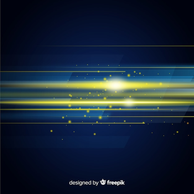 Free vector abstract background with horizontal light movement