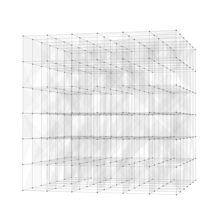 Free Vector abstract background with a low poly cube design