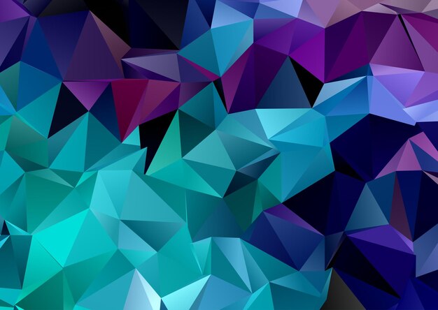 Abstract background with a low poly design