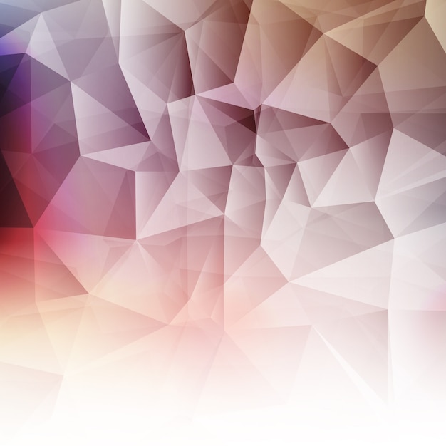 Free vector abstract background with a low poly design