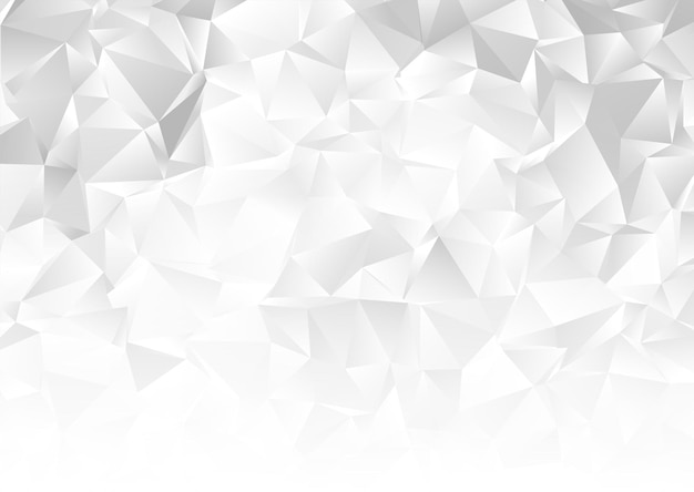 Free vector abstract background with a low poly monochrome design