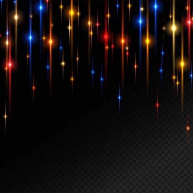 Abstract background with magic light Free Vector