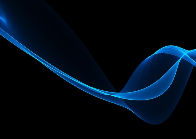 Abstract background with modern flowing waves design