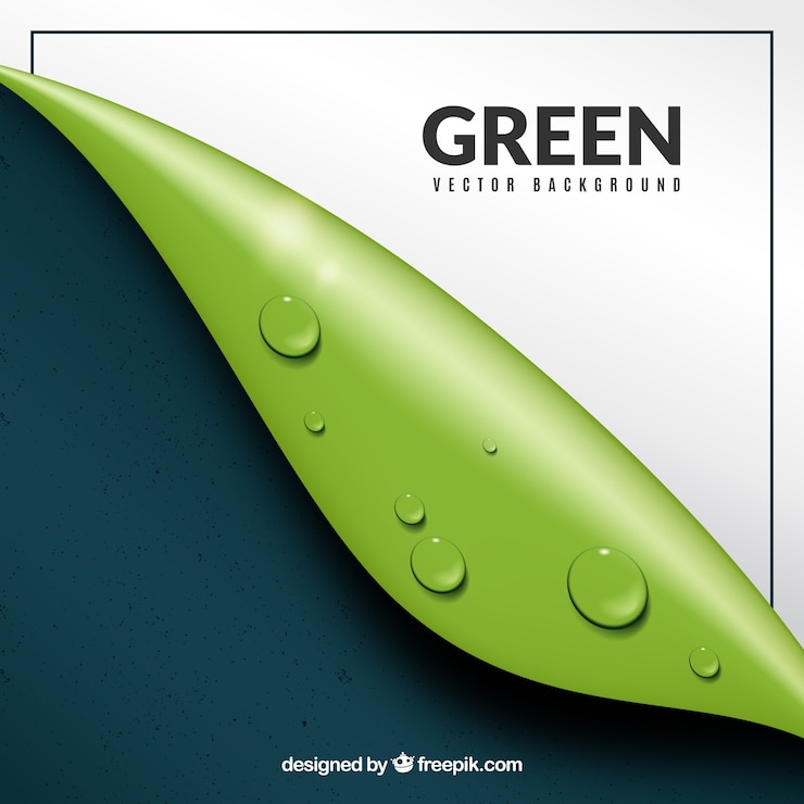 Free Vector abstract background with modern leaf