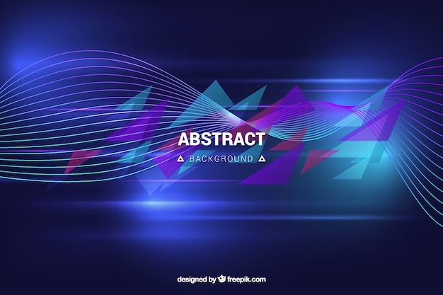 Abstract background with modern shapes