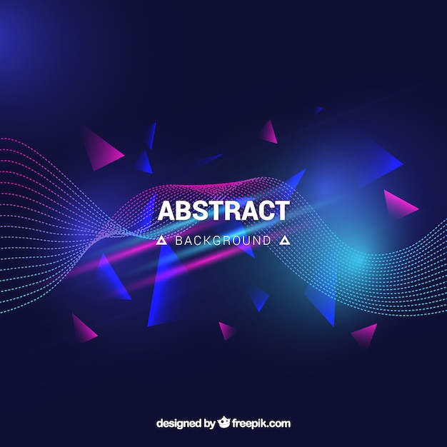 Abstract background with modern shapes