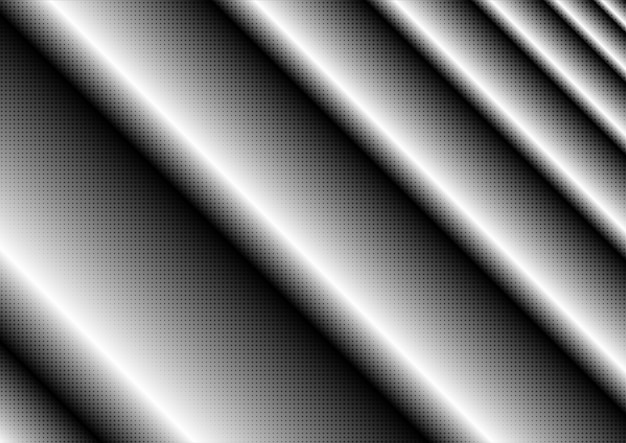 Abstract background with monochrome halftone dots design