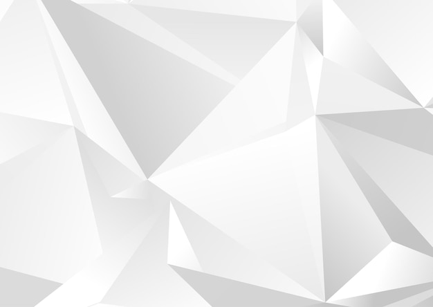 Abstract background with a monochrome low poly design