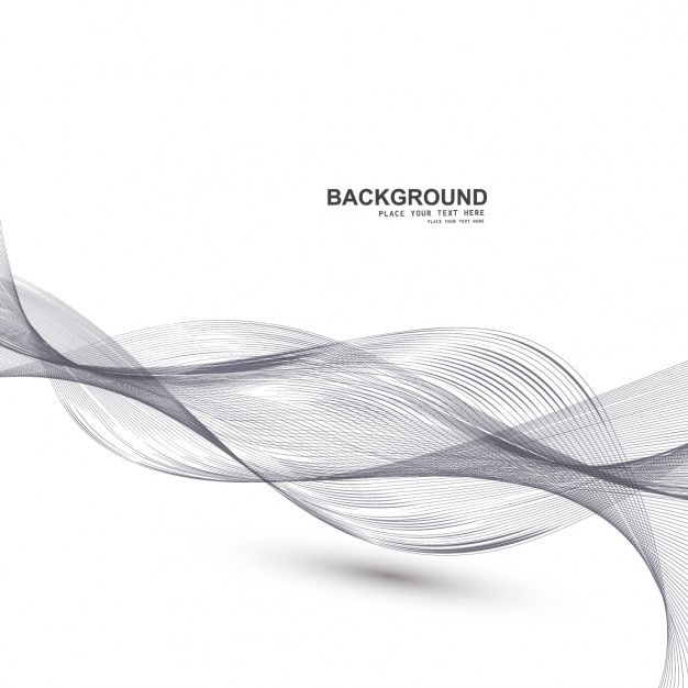 Free vector abstract background with motion curves